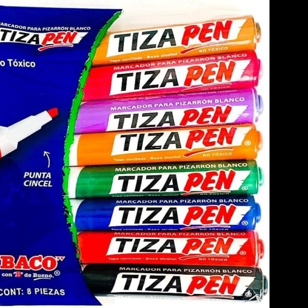 MARCADOR PPIZ. GRUESO EST.C8 TIZAPEN BACO PLAST. C.36